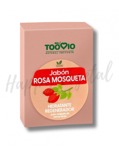 Jabón Sólido Rosa Mosqueta 100g (TooBio)