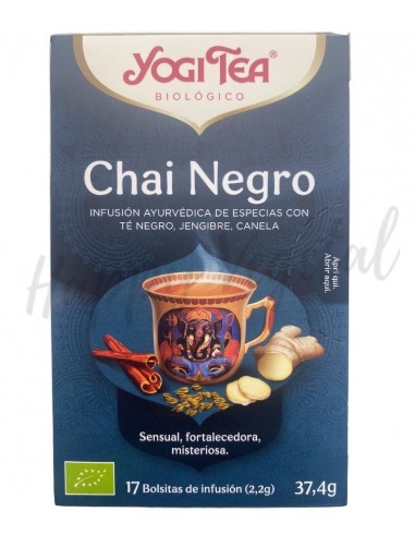 Té Chai Negro 17 bolsitas (Yogi Tea)