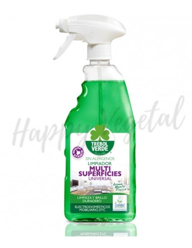 Limpiador multisuperficies ecológico 750 ml (Trébol Verde)