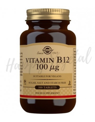 Vitamina B12 100 mcg 100 comp (Solgar)