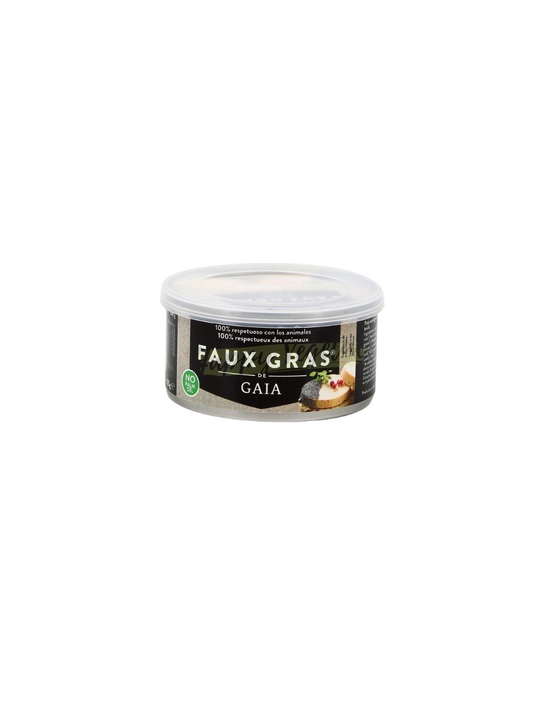 Faux Gras GAIA Alternative Vegan au foie gras aux Canneberges Bio, 125g 