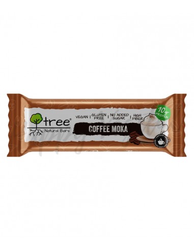Barrita de proteína vegana COFFEE MOKA 50g Tree Natural Bars