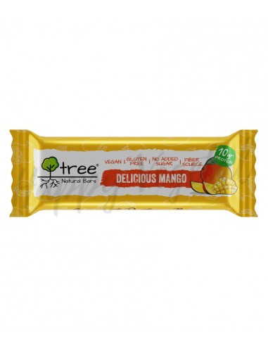Barrita de proteína vegana Delicious Mango 50g Tree Natural Bars