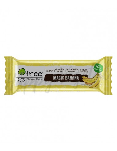 Barrita de proteína vegana MAGIC BANANA 50g Tree Natural Bars