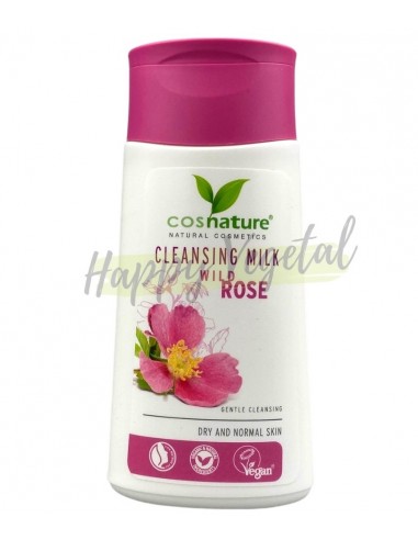 Leche limpiadora hidratante rosa salvaje 150ml (Cosnature)