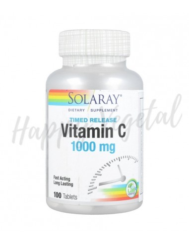 Vitamina C. Rápida acción 100 comprimidos (Solaray)