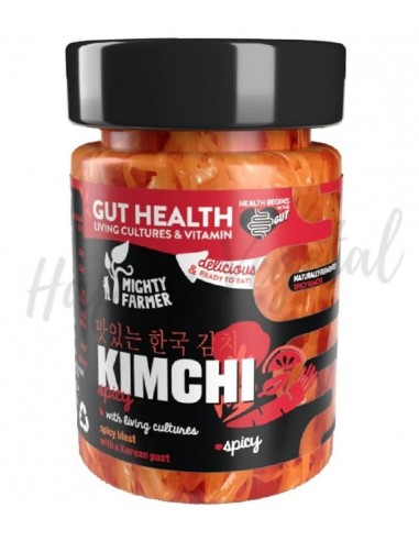 Kimchi picante con chili BIO 300 gr con probióticos (Mighty Farmer)