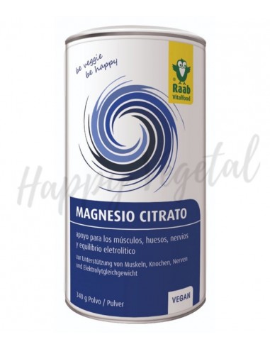 Citrato de magnesio en polvo vegano 340g (Raab)