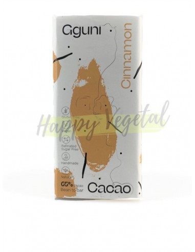 Chocolate 65% cacao-canela grande 85g (Gguni)