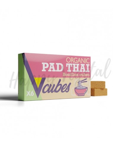 Cubos de caldo vegano sabor Pad Thai Bio 6x12g (V-Cubes)