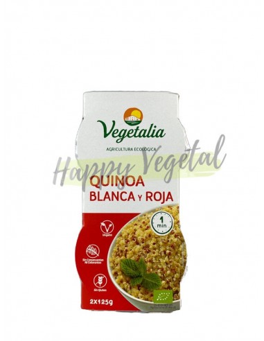 Vasitos de quinoa roja y blanca 2x125g (Vegetalia)