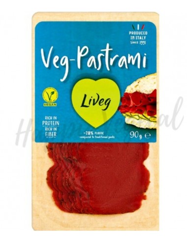 Lonchas estilo brooklyn vegano 90g (Liveg) | Pastrami