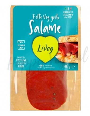 Lonchas estilo Salami vegano 90g (Liveg)