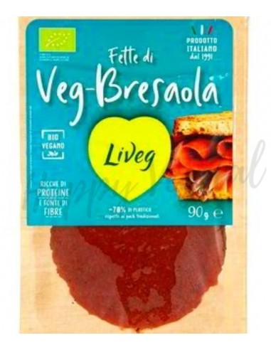 Lonchas estilo bresaola vegano 90g (Liveg)