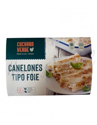 Canelones con foie 300g (La Cuchara Verde)