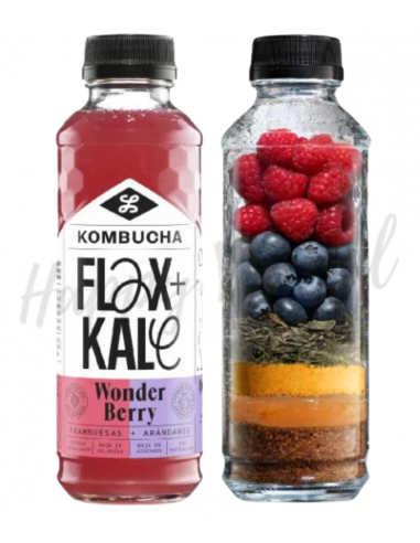 Kombucha Wonderberry 250 ml (Flax & Kale)