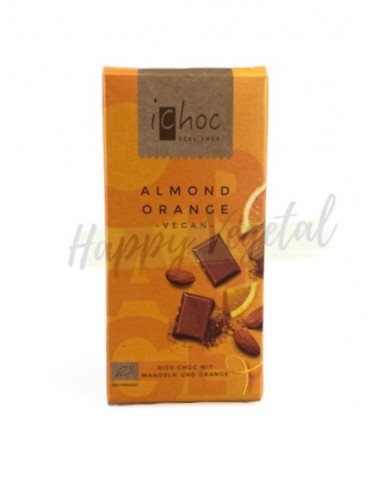 Chocolate almendra y naranja Bio 80G (Ichoc)