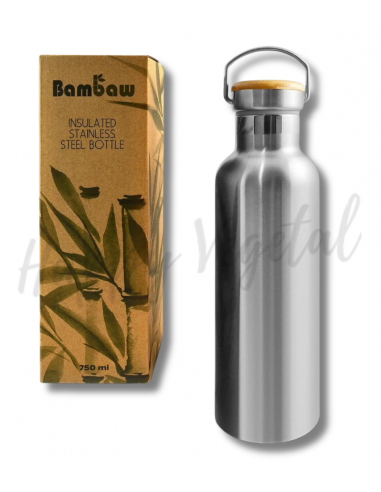 Botella Térmica de Acero Inoxidable 500ml (Bambaw)