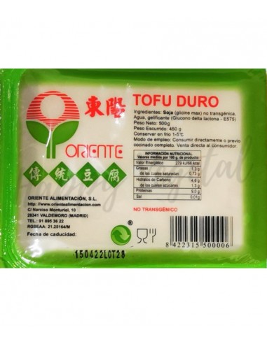 Tofu Duro 425g (Oriente)