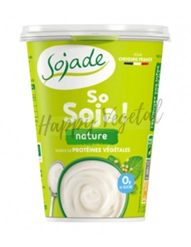 Yogur de soja natural bio 400ml (Sojade)